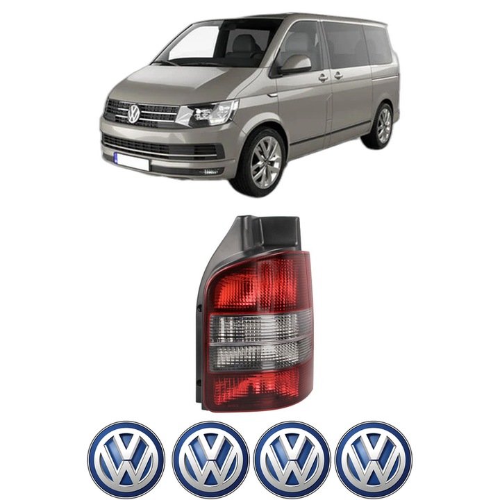 Lampa Stop Spate Dreapta Volkswagen MULTIVAN T5 (7HM, 7HN, 7HF, 7EF, 7EM, 7EN) din 2003-2015, Auto, TYC, 4x Stickere auto cu Volkswagen