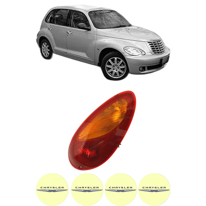 Lampa Stop Spate Dreapta CHRYSLER PT CRUISER (PT_) din 2000-2010, Auto, DEPO, 4x Stickere auto cu CHRYSLER