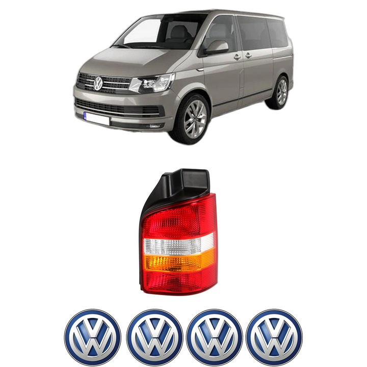 Lampa Stop Spate Dreapta Volkswagen MULTIVAN T5 (7HM, 7HN, 7HF, 7EF, 7EM, 7EN) din 2003-2015, Auto, DEPO, 4x Stickere auto cu Volkswagen