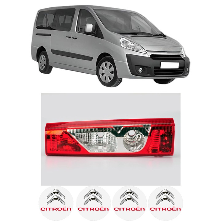 Lampa Stop Spate Dreapta CITROEN JUMPY II (VF7) din 2007-2016, Auto, DEPO, 4x Stickere auto cu CITROEN