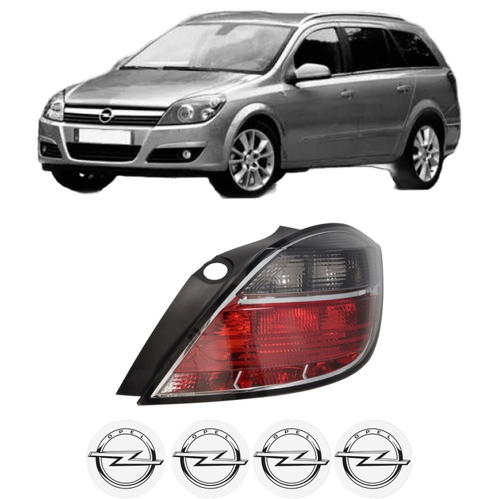 Lampa Stop Spate Dreapta OPEL ASTRA H Estate (A04) din 2004-2014, Auto, TYC, 4x Stickere auto cu OPEL