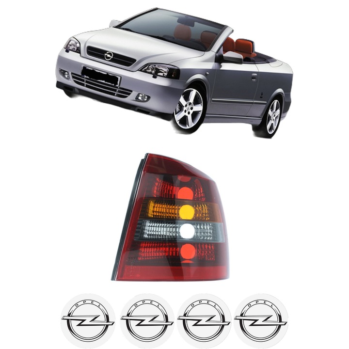 Lampa Stop Spate Dreapta OPEL ASTRA G Convertible (T98) din 2001-2005, Auto, DEPO, 4x Stickere auto cu OPEL