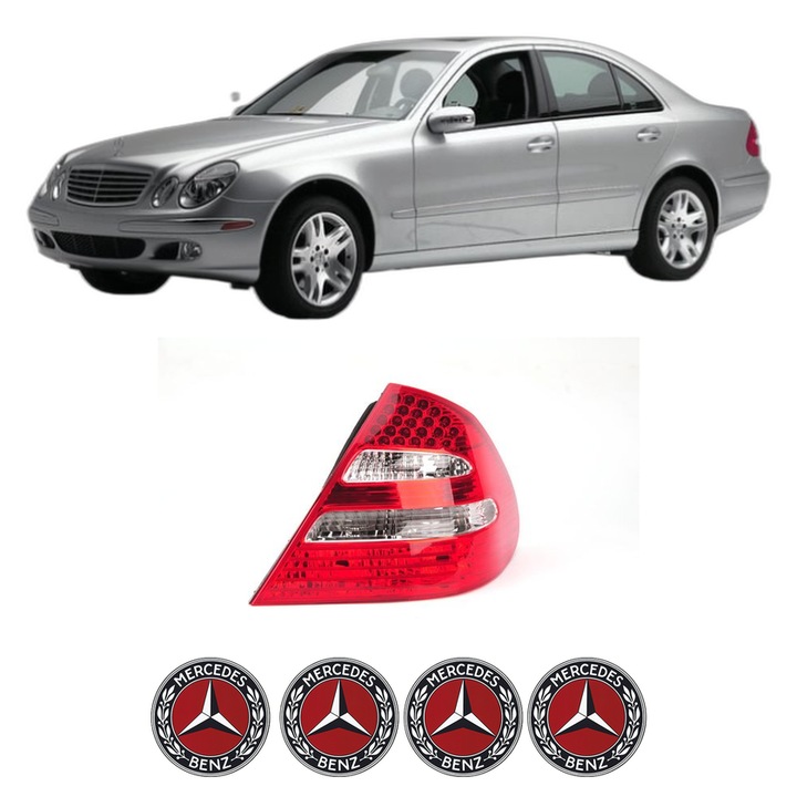 Lampa Stop Spate Dreapta MERCEDES-BENZ E-CLASS Platform/Chassis (VF211) din 2003-2006, Auto, DEPO, 4x Stickere auto cu MERCEDES-BENZ