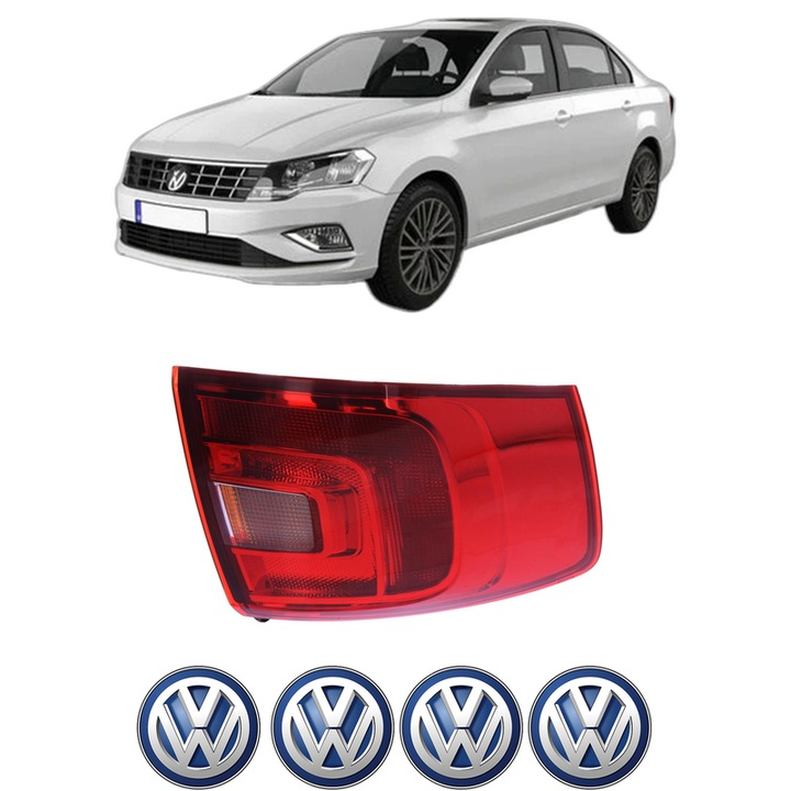Lampa Stop Spate Stanga Volkswagen JETTA IV (162, 163, AV3, AV2) din 2010-2018, Auto, DEPO, 4x Stickere auto cu Volkswagen