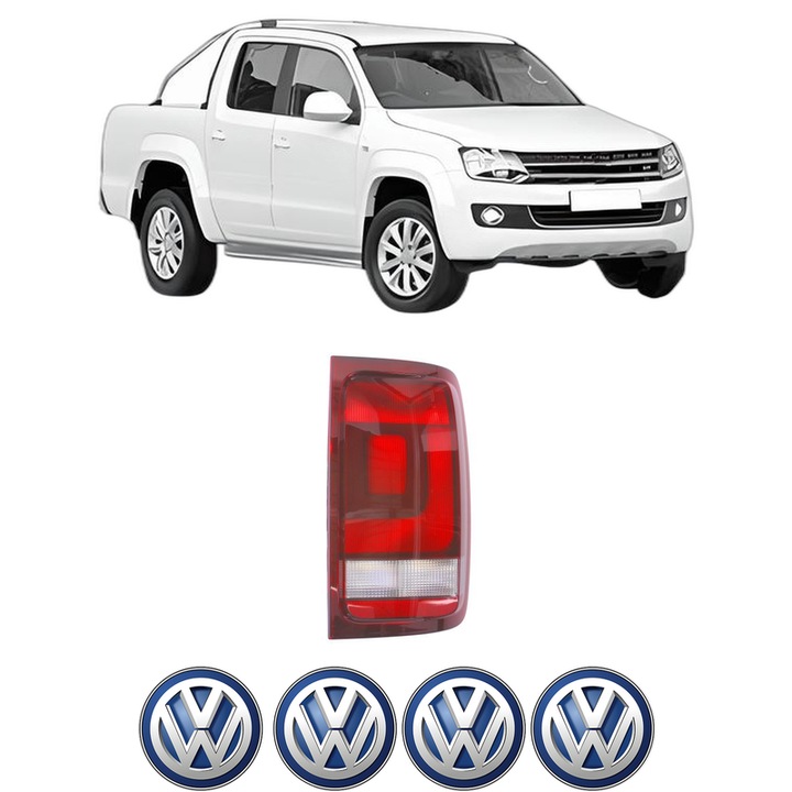 Lampa Stop Spate Dreapta Volkswagen AMAROK (2HA, 2HB, S1B, S6B, S7A, S7B, AGD) din 2010-2022, Auto, DEPO, 4x Stickere auto cu Volkswagen