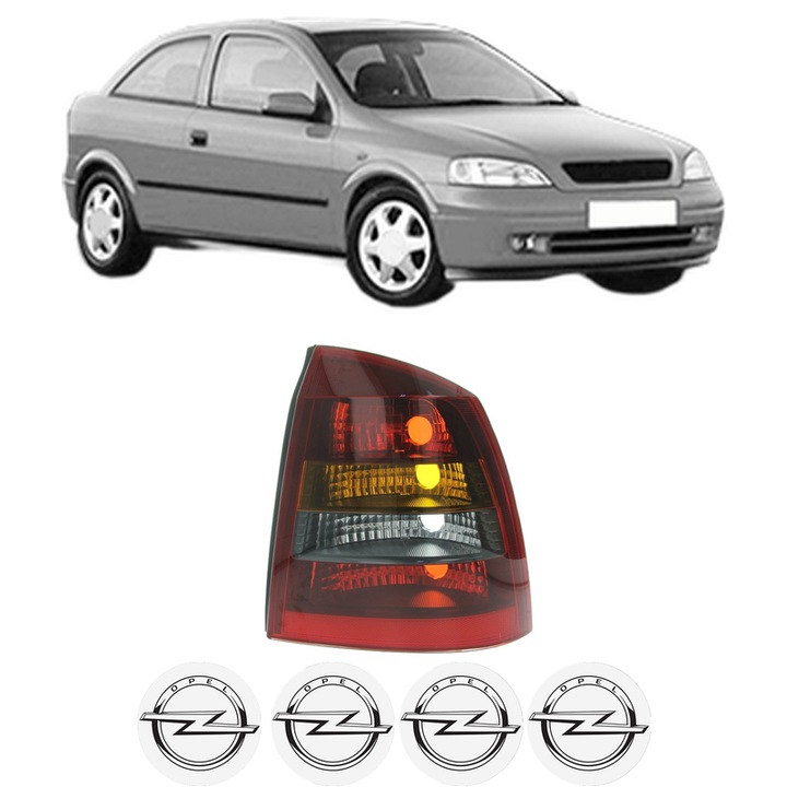 Lampa Stop Spate Dreapta OPEL ASTRA G Hatchback (T98) din 1998-2009, Auto, DEPO, 4x Stickere auto cu OPEL