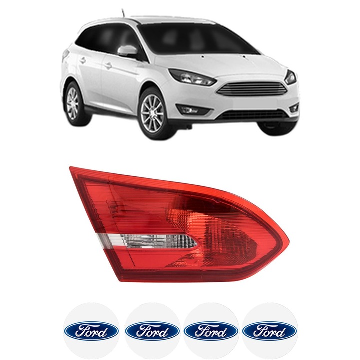 Lampa Stop Spate Stanga FORD FOCUS III Estate Van din 2012-2020, Auto, DEPO, 4x Stickere auto cu FORD