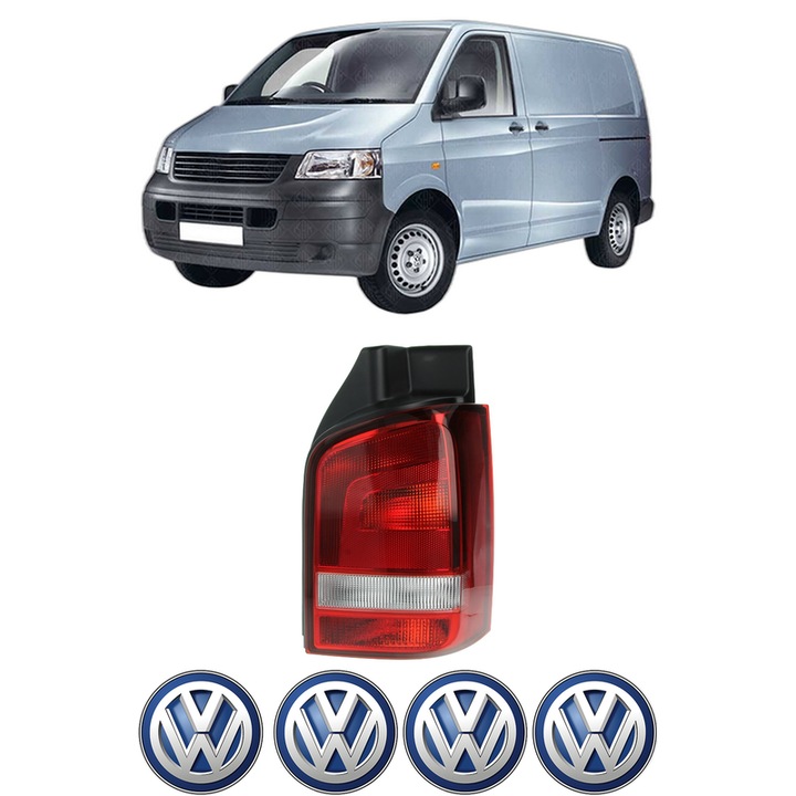 Lampa Stop Spate Dreapta Volkswagen TRANSPORTER T5 Van (7HA, 7HH, 7EA, 7EH) din 2003-2015, Auto, DEPO, 4x Stickere auto cu Volkswagen