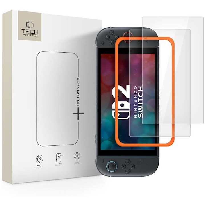 Protecție ecran mobile TECH-PROTECT set, 2 bucăți, transparent