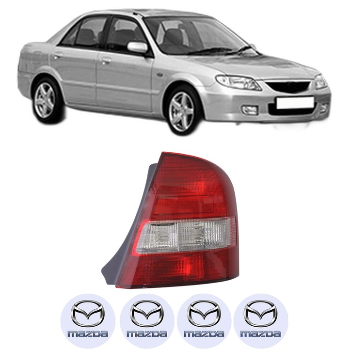 Lampa Stop Spate Dreapta MAZDA 323 S VI Saloon (BJ) din 1998-2004, Auto, DEPO, 4x Stickere auto cu MAZDA