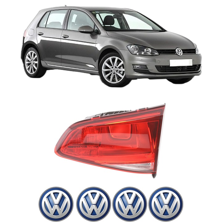 Lampa Stop Spate Dreapta Volkswagen GOLF VII (5G1, BQ1, BE1, BE2) din 2012-2021, Auto, TYC, 4x Stickere auto cu Volkswagen