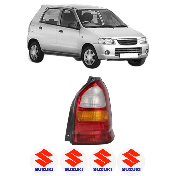Lampa Stop Spate Dreapta SUZUKI ALTO VI (FF, HA24_) din 2002-2008, Auto, DEPO, 4x Stickere auto cu SUZUKI