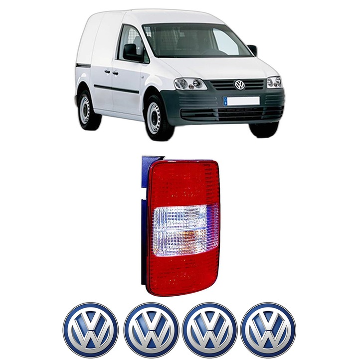 Lampa Stop Spate Dreapta Volkswagen CADDY III MPV (2KB, 2KJ, 2CB, 2CJ) din 2004-2015, Auto, DEPO, 4x Stickere auto cu Volkswagen