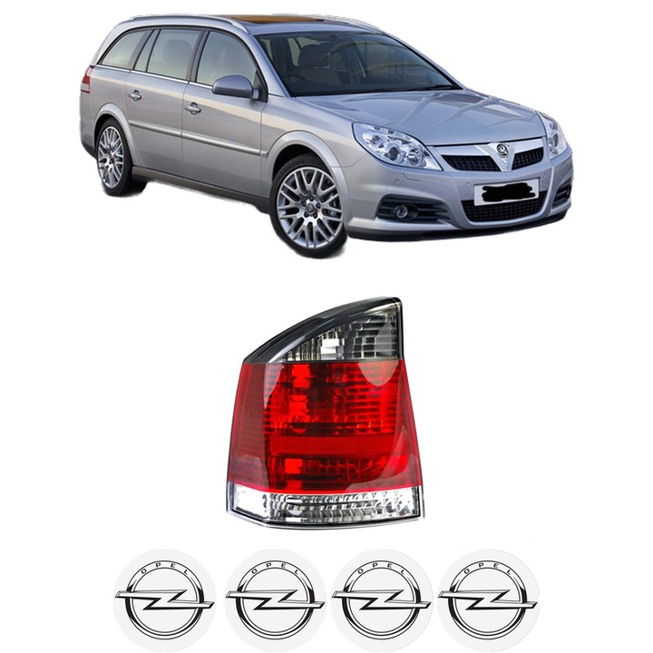 Lampa Stop Spate Stanga OPEL VECTRA C Estate (Z02) din 2003-2009, Auto, DEPO, 4x Stickere auto cu OPEL