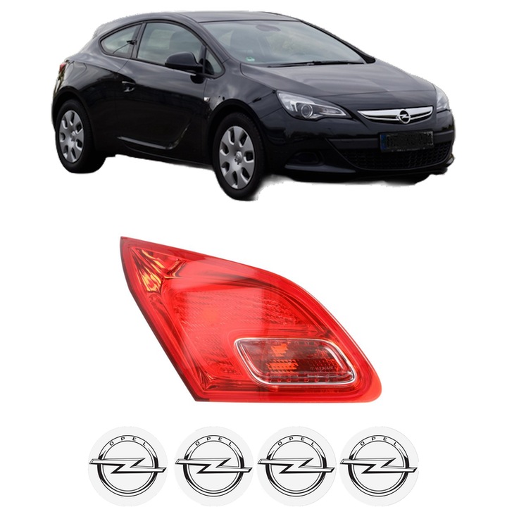Lampa Stop Spate Stanga OPEL ASTRA J GTC din 2011-2018, Auto, TYC, 4x Stickere auto cu OPEL