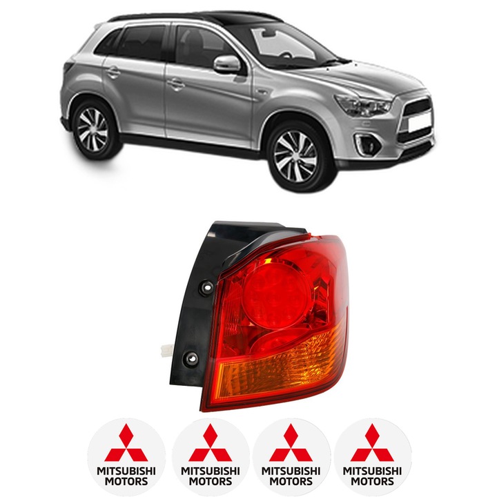 Lampa Stop Spate Dreapta MITSUBISHI ASX (GA_W_) din 2010-2015, Auto, TYC, 4x Stickere auto cu MITSUBISHI