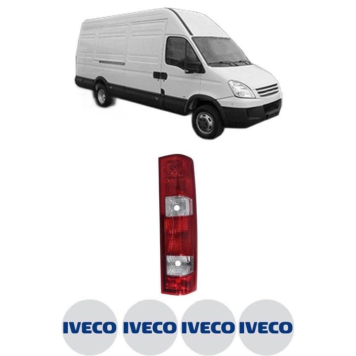 Lampa Stop Spate Dreapta IVECO DAILY IV Van din 2006-2012, Auto, TYC, 4x Stickere auto cu IVECO