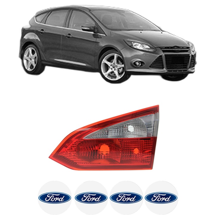 Lampa Stop Spate Dreapta FORD FOCUS III din 2010-2020, Auto, TYC, 4x Stickere auto cu FORD