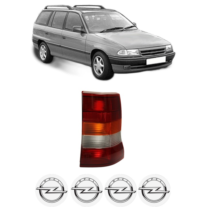 Lampa Stop Spate Dreapta OPEL ASTRA F Estate (T92) din 1991-1998, Auto, DEPO, 4x Stickere auto cu OPEL