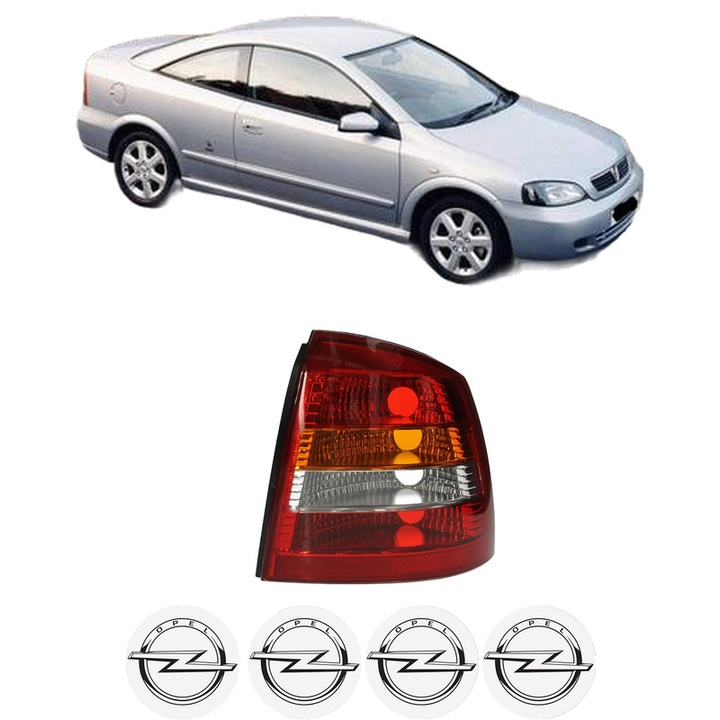 Lampa Stop Spate Dreapta OPEL ASTRA G Coupe (T98) din 2000-2005, Auto, DEPO, 4x Stickere auto cu OPEL