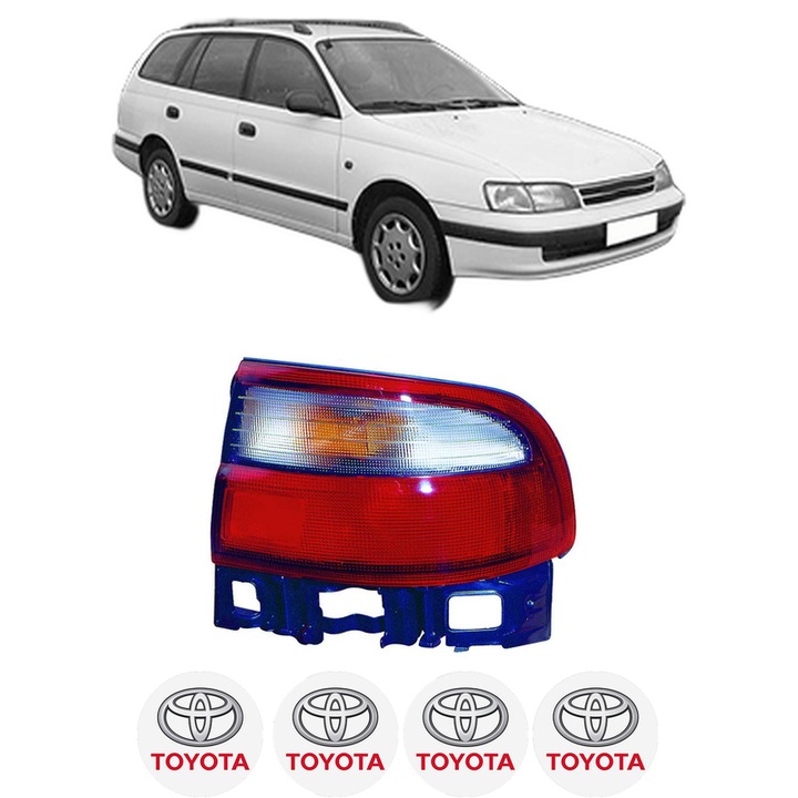 Lampa Stop Spate Dreapta TOYOTA CARINA E VI Sportswagon (_T19_) din 1992-1997, Auto, DEPO, 4x Stickere auto cu TOYOTA