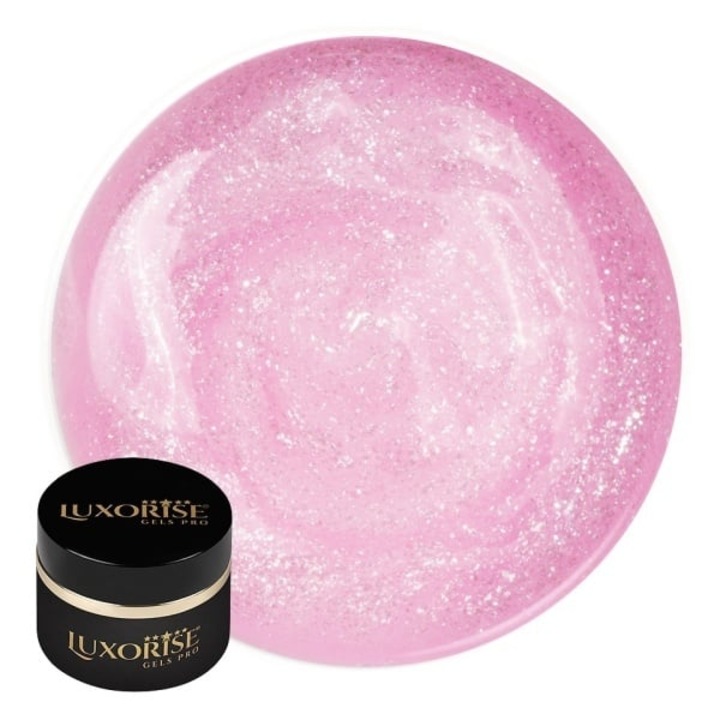 Gel UV Constructie Unghii RevoFlex LUXORISE 15ml, Nebula Rose