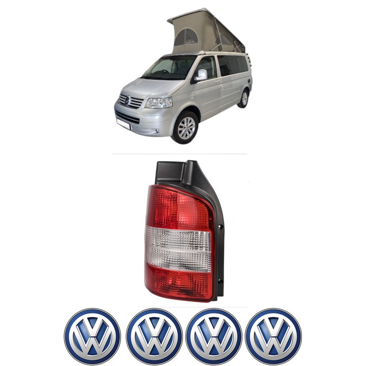 Lampa Stop Spate Stanga Volkswagen CALIFORNIA T5 Camper (7EC, 7EF, 7EG, 7HF, 7HC) din 2007-2015, Auto, TYC, 4x Stickere auto cu Volkswagen