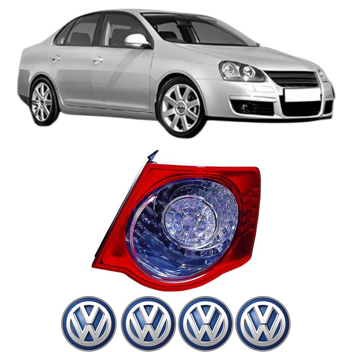 Lampa Stop Spate Dreapta Volkswagen JETTA III (1K2) din 2004-2010, Auto, DEPO, 4x Stickere auto cu Volkswagen