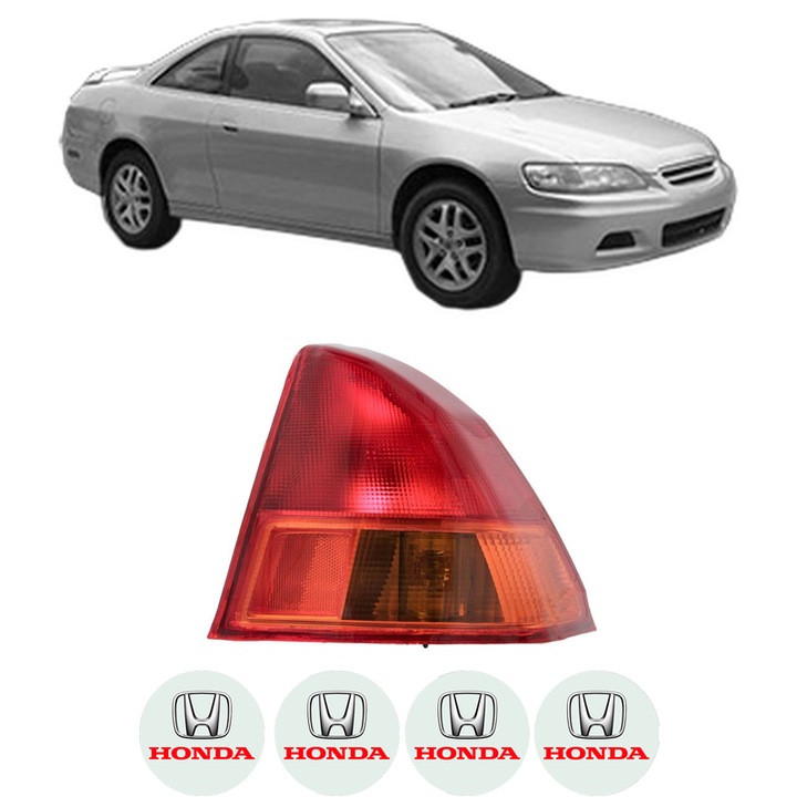 Lampa Stop Spate Dreapta HONDA ACCORD VI Coupe (CG) din 1998-2003, Auto, DEPO, 4x Stickere auto cu HONDA