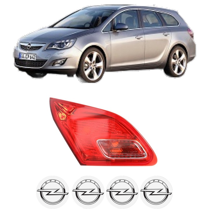 Lampa Stop Spate Stanga OPEL ASTRA J Sports Tourer (P10) din 2010-2015, Auto, TYC, 4x Stickere auto cu OPEL
