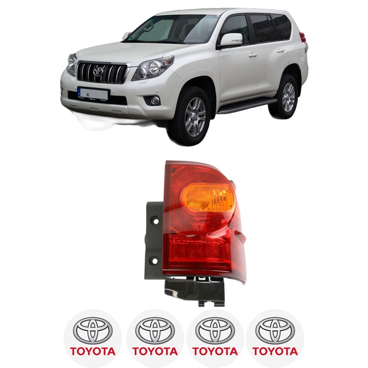 Lampa Stop Spate Dreapta TOYOTA LAND CRUISER VAN (_J15_) din 2011, Auto, DEPO, 4x Stickere auto cu TOYOTA