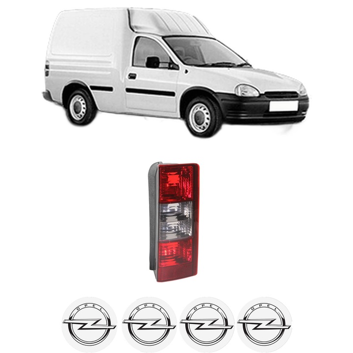 Lampa Stop Spate Dreapta OPEL COMBO Box Body/MPV (71_) din 1994-2001, Auto, DEPO, 4x Stickere auto cu OPEL