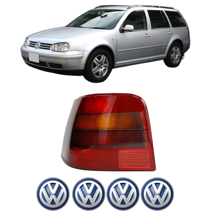 Lampa Stop Spate Stanga Volkswagen GOLF VAN IV Variant (1J5) din 1999-2006, Auto, TYC, 4x Stickere auto cu Volkswagen
