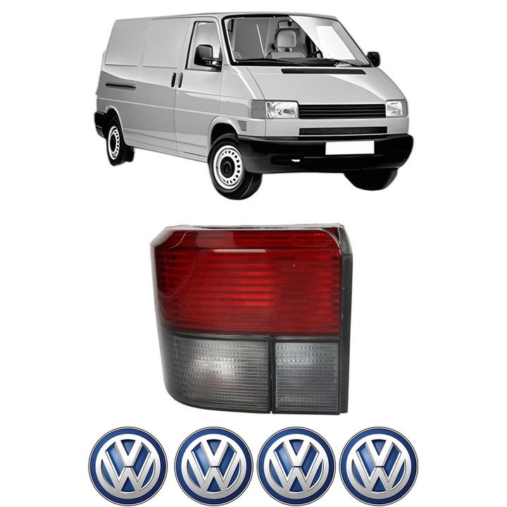 Lampa Stop Spate Stanga Volkswagen TRANSPORTER T4 Van (70A, 70H, 7DA, 7DH) din 1990-2003, Auto, DEPO, 4x Stickere auto cu Volkswagen
