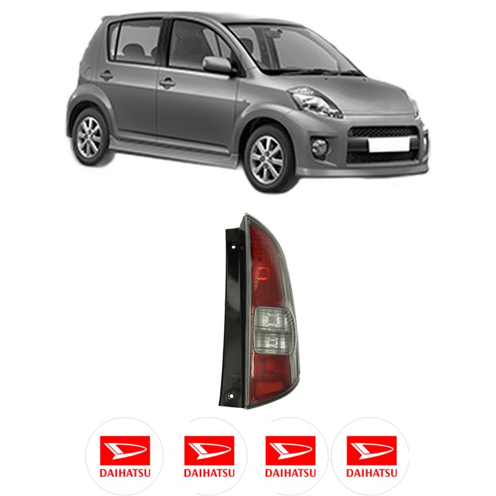 Lampa Stop Spate Dreapta DAIHATSU SIRION (M3_) din 2005-2013, Auto, TYC, 4x Stickere auto cu DAIHATSU
