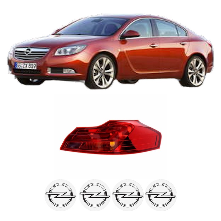 Lampa Stop Spate Dreapta OPEL INSIGNIA A Saloon (G09) din 2008-2017, Auto, TYC, 4x Stickere auto cu OPEL