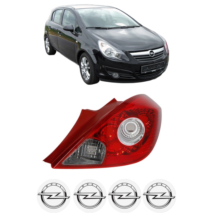 Lampa Stop Spate Dreapta OPEL CORSA D (S07) din 2006-2014, Auto, TYC, 4x Stickere auto cu OPEL