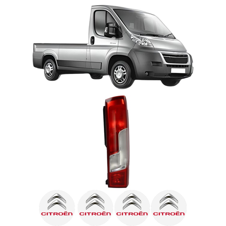 Lampa Stop Spate Dreapta CITROEN JUMPER II Platform/Chassis din 2006-2023, Auto, TYC, 4x Stickere auto cu CITROEN