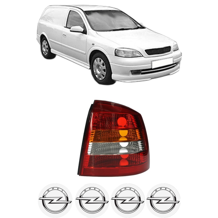 Lampa Stop Spate Dreapta OPEL ASTRA G Estate Van (F70) din 1998-2005, Auto, DEPO, 4x Stickere auto cu OPEL