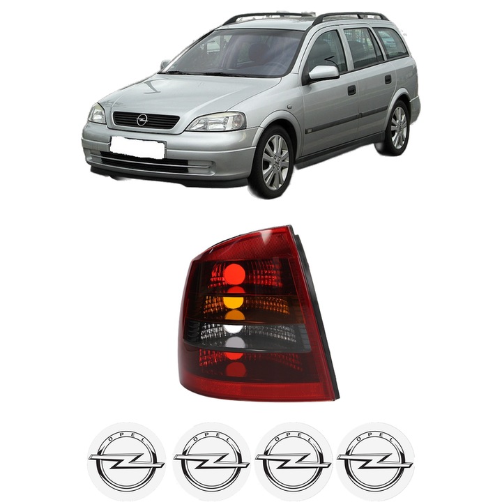 Lampa Stop Spate Stanga OPEL ASTRA G CLASSIC Caravan (F35) din 2004-2009, Auto, DEPO, 4x Stickere auto cu OPEL