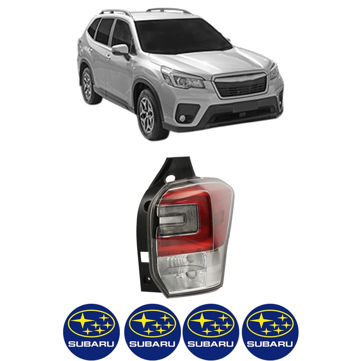 Lampa Stop Spate Dreapta SUBARU FORESTER (SK_) din 2018, Auto, DEPO, 4x Stickere auto cu SUBARU