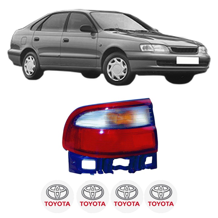 Lampa Stop Spate Stanga TOYOTA CARINA E VI (_T19_) din 1992-1997, Auto, DEPO, 4x Stickere auto cu TOYOTA