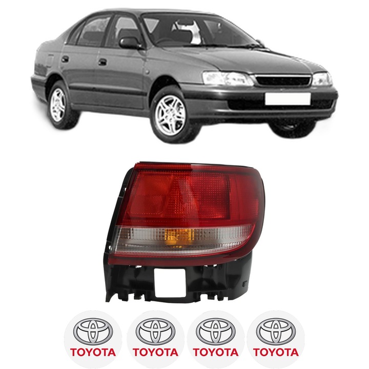Lampa Stop Spate Dreapta TOYOTA CARINA E VI Saloon (_T19_) din 1992-1997, Auto, DEPO, 4x Stickere auto cu TOYOTA