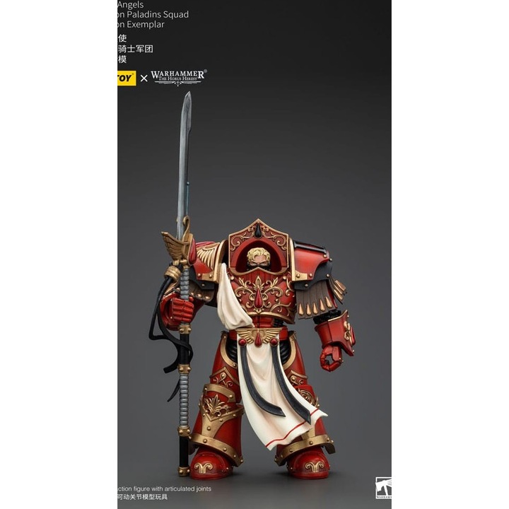 Figurina Bandai, Warhammer The Horus Heresy 1/18 Blood Angels Crimson Paladins Squad Crimson Exemplar, 14 cm