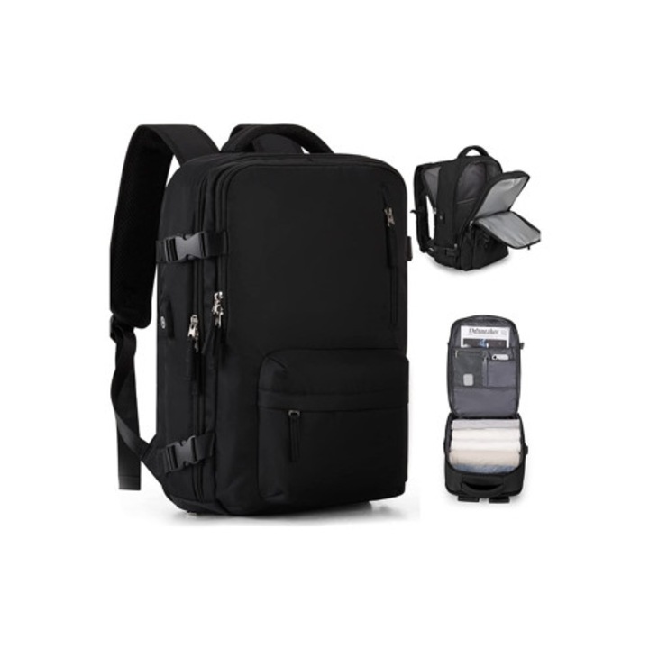 Vízálló hátizsák, 423220cm, fekete, szett