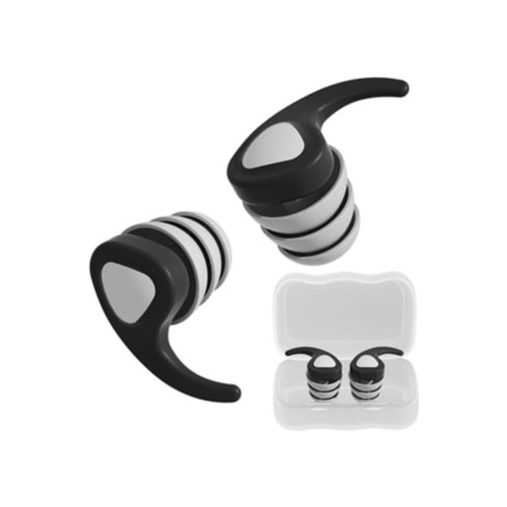 Casti pentru somn, reutilizabile, anulare zgomot, negru