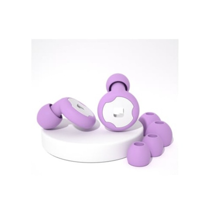 Casti pentru somn, reutilizabile, mov