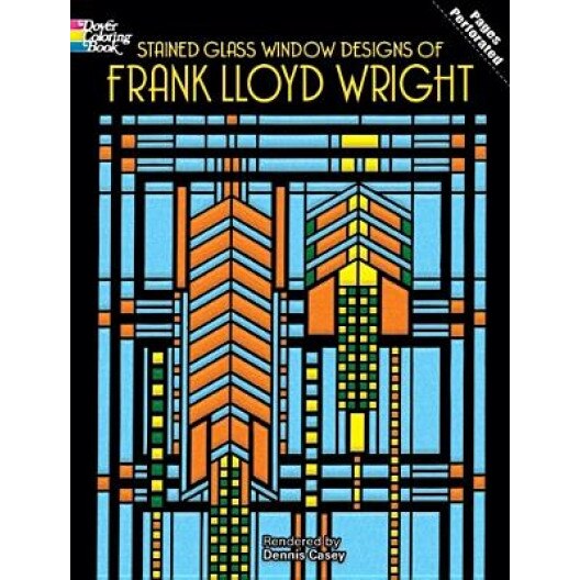 Stained Glass Window Designs of Frank Lloyd Wright, Dennis Casey, Casey