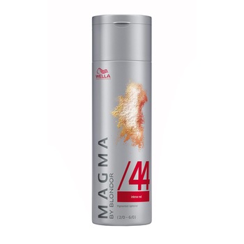 Vopsea de par pudra Wella Professionals Magma 44 Intense Red pentru suvite, 120 g Vopsea de par pudra Wella Professionals Magma 44 Intense Red pentru suvite, 120 g