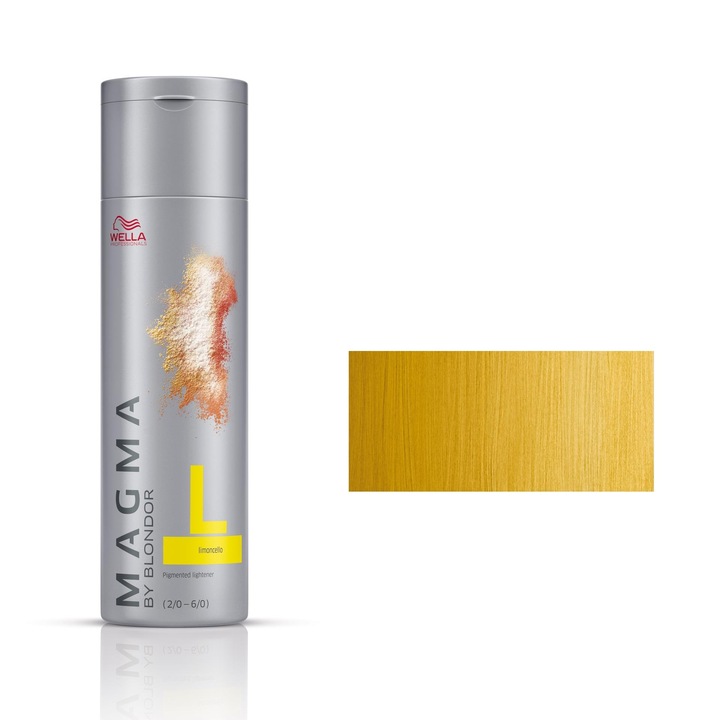 Боя за коса на прах Wella Professionals Magma Limoncello, За кичури, 120 гр